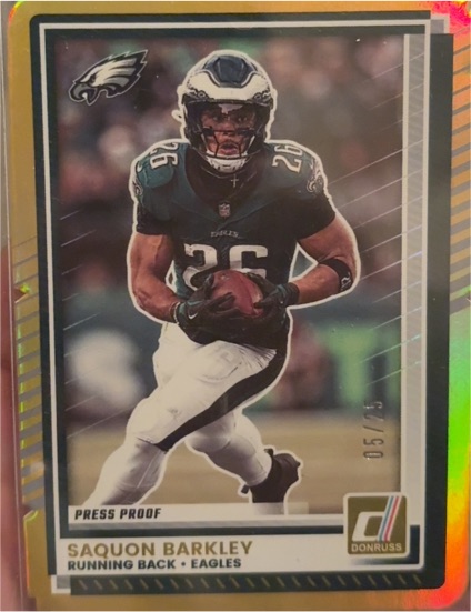 2025 Donruss Football #05 Saquon Barkley — front