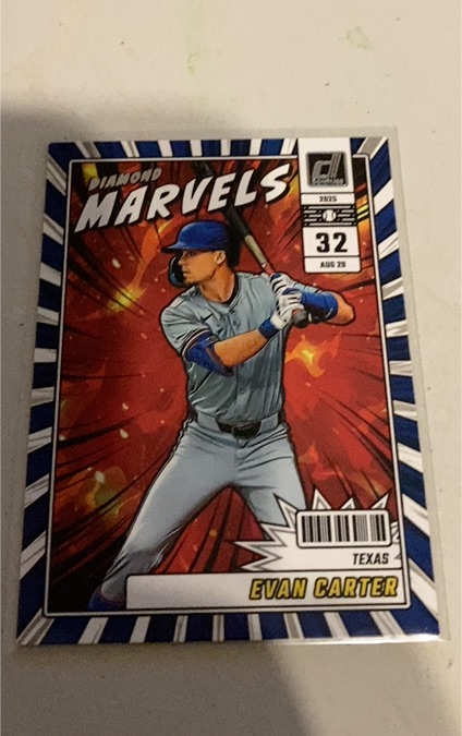 2025 Donruss Diamond Marvels #4 Evan Carter — front