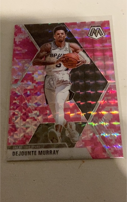 2019-20 Panini Mosaic #46 Dejounte Murray — front