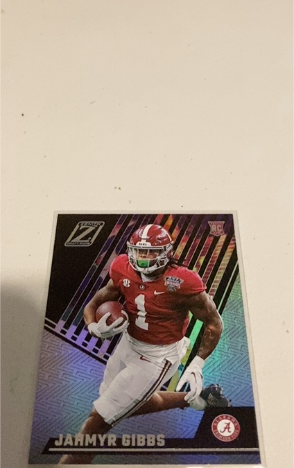 2023 Panini Chronicles Draft Picks Zenith #13 Jahmyr Gibbs — front