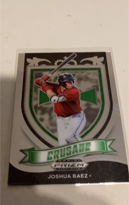 2021 Panini Prizm Draft Picks Crusade #C-JB Joshua Baez — front