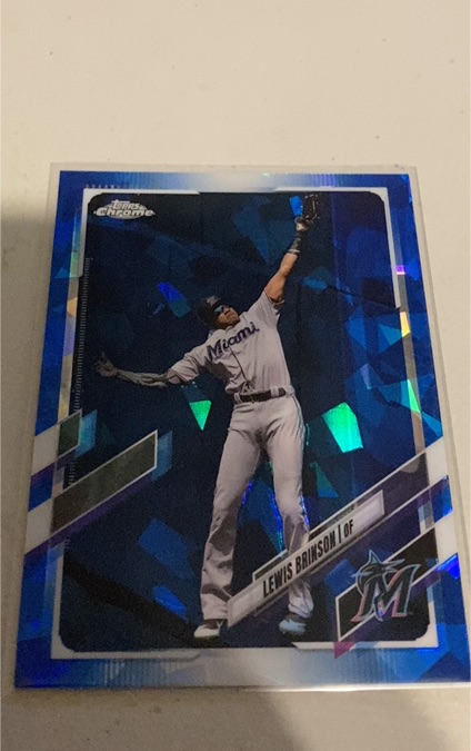 2021 Topps Chrome #42 Lewis Brinson — front