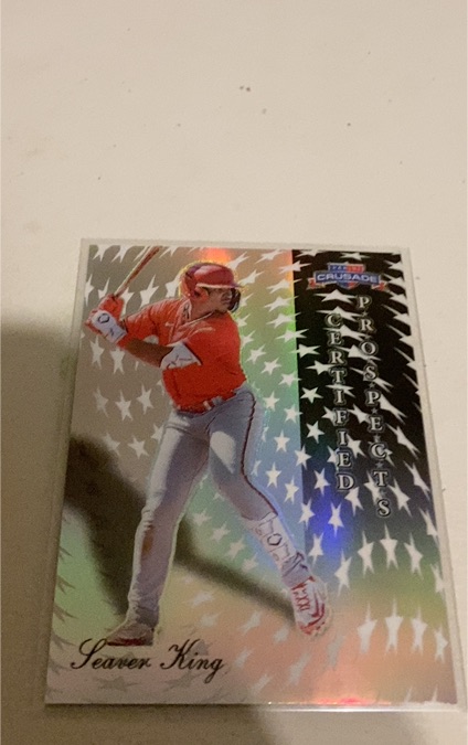 2025 Panini Crusade Certified Prospects #19 Seaver King — front