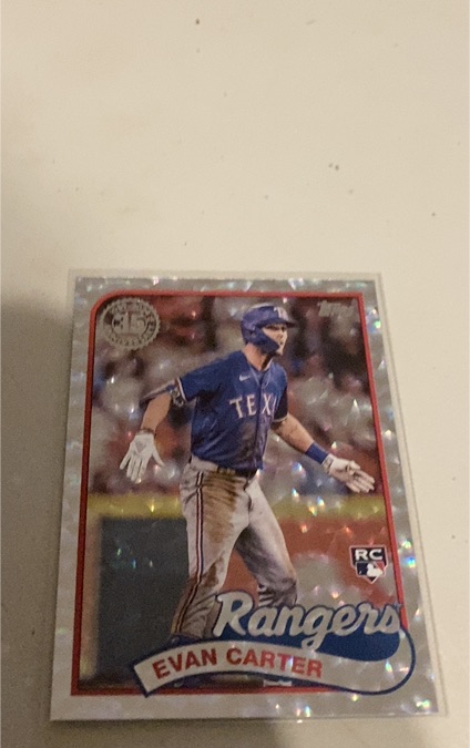 2024 Topps Series 2 - 1989 Topps Baseball #89B2-45 Evan Carter — front