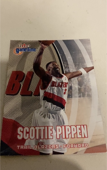 2000-01 Fleer Game Time #75 Scottie Pippen — front