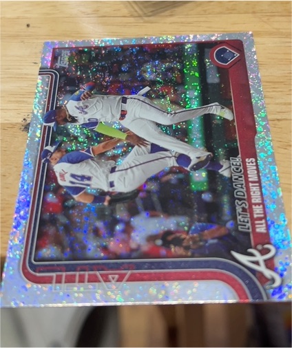 2025 Topps #237 Let's Dance! All the Right Moves Atlanta Braves — front