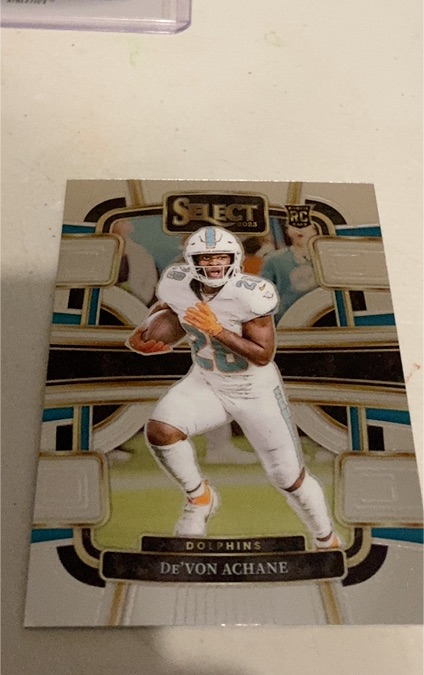 2023 Panini Select #63 De'Von Achane — front