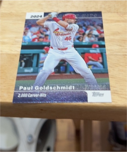 2025 Topps Series 1 - 2024 Greatest Hits #GH-21 Paul Goldschmidt — front