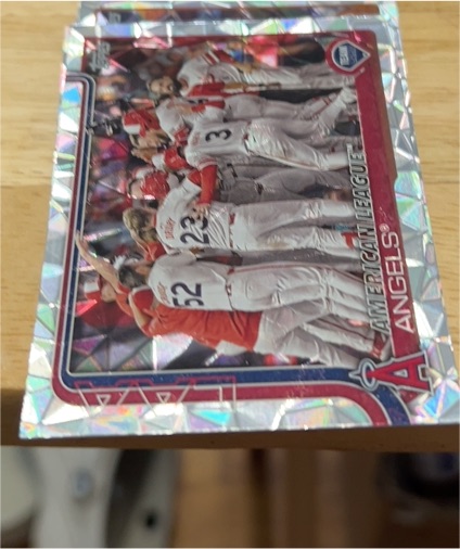 2025 Topps Series 1 #85 Los Angeles Angels Team Card — front
