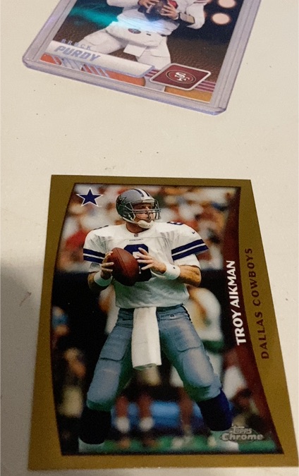 1998 Topps Chrome #127 Troy Aikman — front