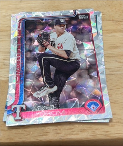 2025 Topps Chrome #214 Jacob deGrom — front