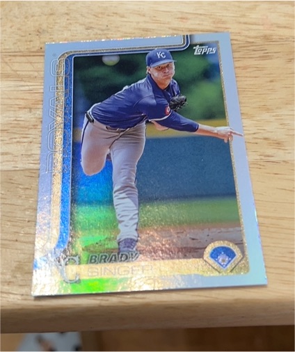 2025 Topps Series 1 #43 Brady Singer — front