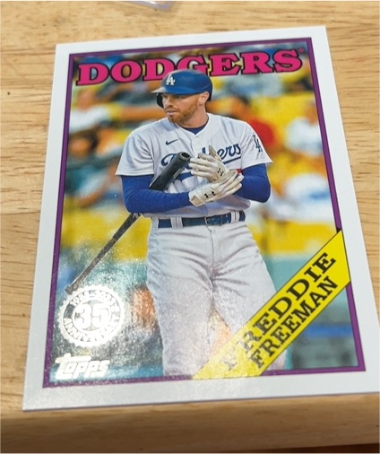 2023 Topps Series 1 1988 Topps Baseball #T88-59 Freddie Freeman — front