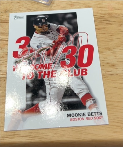 2023 Topps Series 1 Welcome to the Club #WC-16 Mookie Betts — front