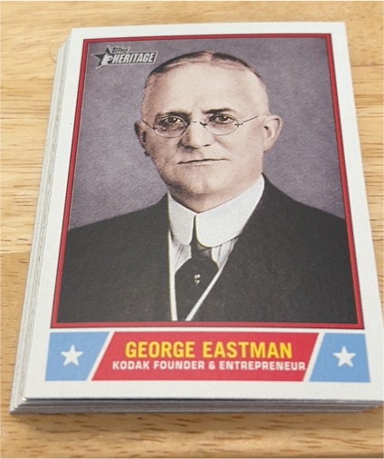 2025 Topps Heritage NS-63 George Eastman — front