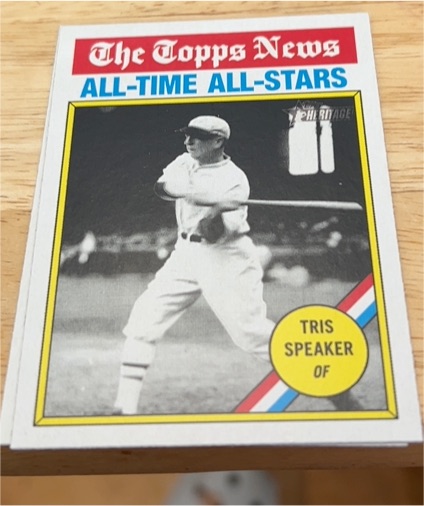 2025 Topps Heritage #347 Tris Speaker — front