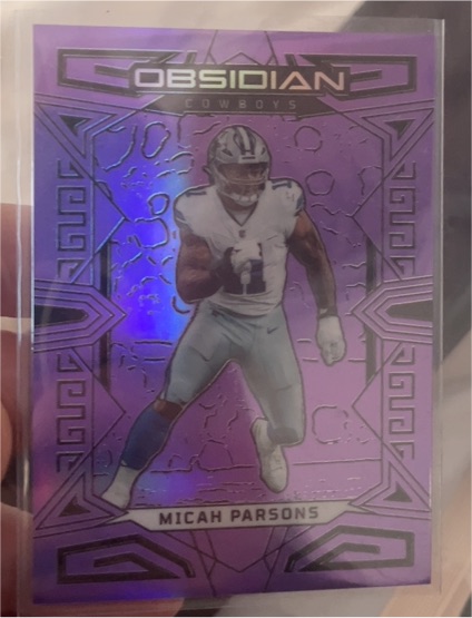 2023 Panini Obsidian Micah Parsons — front