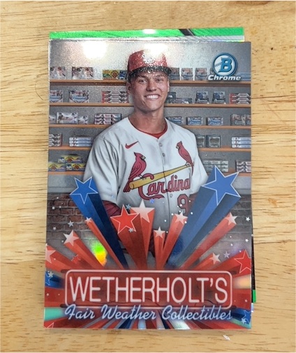 2025 Bowman Chrome #HS-1 JJ Wetherholt — front
