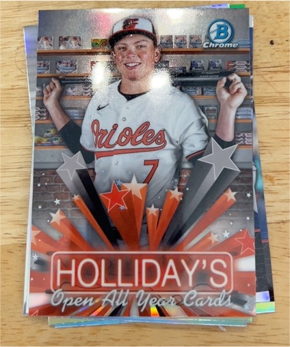 2025 Bowman Chrome #HS-2 Jackson Holliday — front