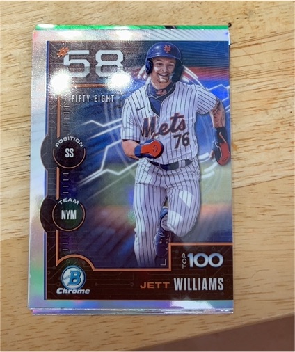 2025 Topps Bowman Chrome #BTP-58 Jett Williams — front
