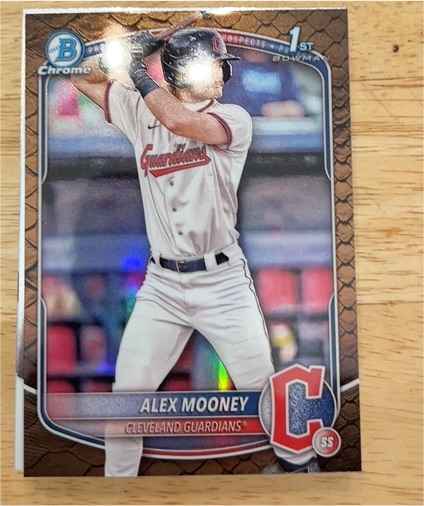2025 Bowman Chrome #BCP-149 Alex Mooney — front