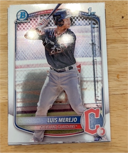 2025 Bowman Chrome Prospects #BCP-140 Luis Merejo — front