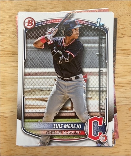 2025 Bowman Prospects #BP-140 Luis Merejo — front