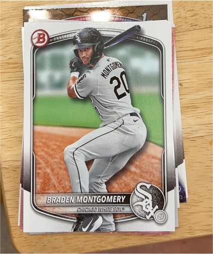 2025 Bowman Paper Prospect #BP-132 Braden Montgomery — front