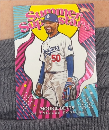 2025 Topps Series 2 #SS-20 Mookie Betts Summer Superstars — front