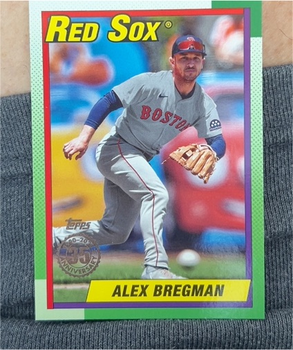2025 Topps Series 2 1990 Topps Baseball #90B2-10 Alex Bregman — front