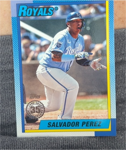 2025 Topps Series 2 1990 Topps 35th Anniversary #90B2-19 Salvador Perez — front