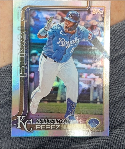 2025 Topps Chrome #114 Salvador Perez — front