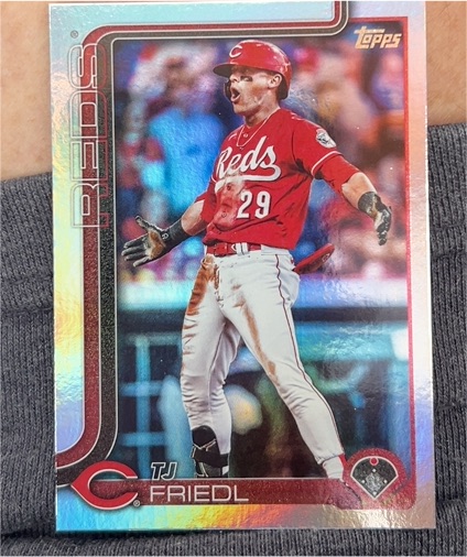 2025 Topps Series 2 #525 TJ Friedl — front