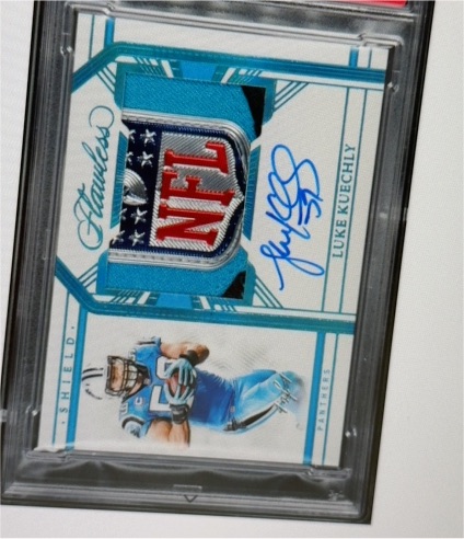 2023 Panini Flawless Shield #Luke Kuechly — front