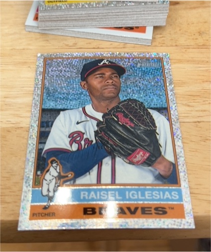 2025 Topps Heritage #284 Raisel Iglesias — front