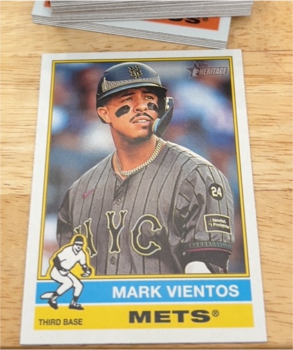 2025 Topps Heritage #278 Mark Vientos — front