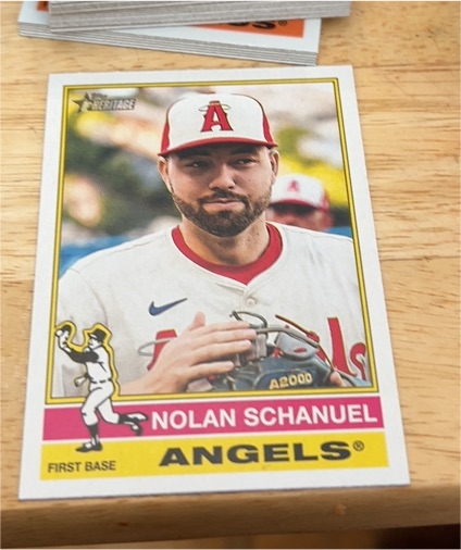 2025 Topps Heritage #273 Nolan Schanuel — front