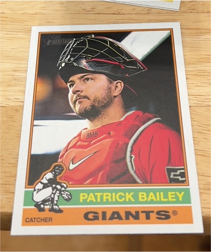 2025 Topps Heritage #264 Patrick Bailey — front