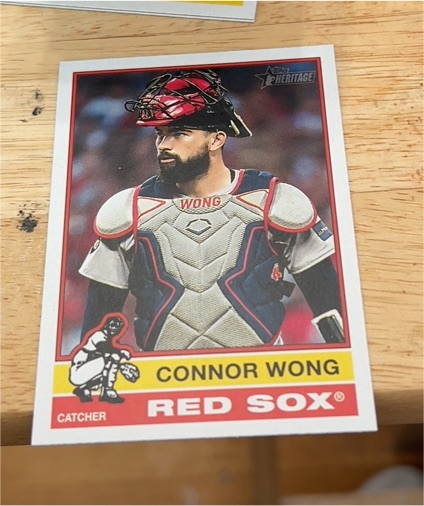 2025 Topps Heritage #235 Connor Wong — front