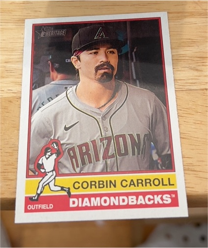 2025 Topps Heritage #232 Corbin Carroll — front