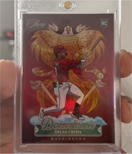 2023 Panini Three and Two #RC Dylan Crews Downtown — front
