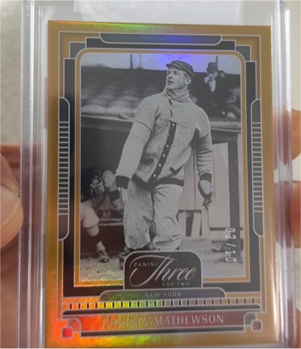 2025 Panini Three and Two #39 Christy Mathewson — front