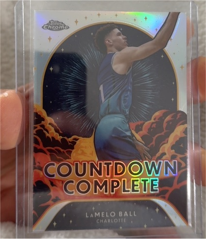 2024-25 Topps Chrome #CC-2 LaMelo Ball Countdown Complete — front