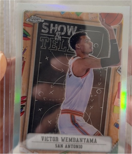 2024-25 Topps Chrome Show and Tell #ST-9 Victor Wembanyama — front