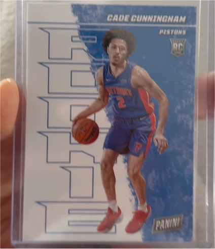 2021-22 Panini Player of the Day #51 Cade Cunningham — front
