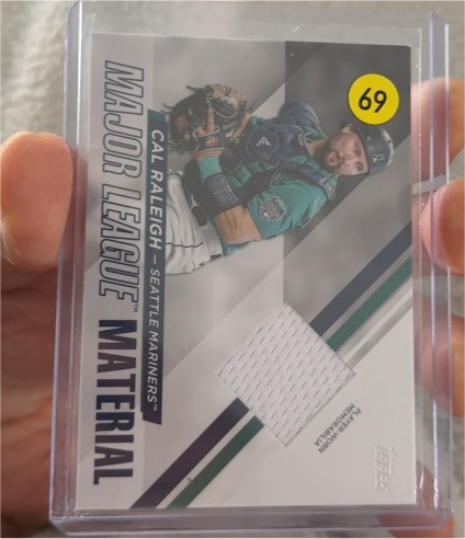 2024 Topps Series 1 Major League Material #MLM-CR Cal Raleigh — front