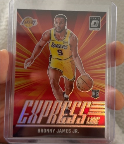 2024-25 Donruss Optic #4 Bronny James Jr. Express Lane — front