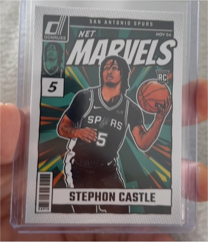 2024-25 Panini Donruss #23 Net Marvels Stephon Castle — front