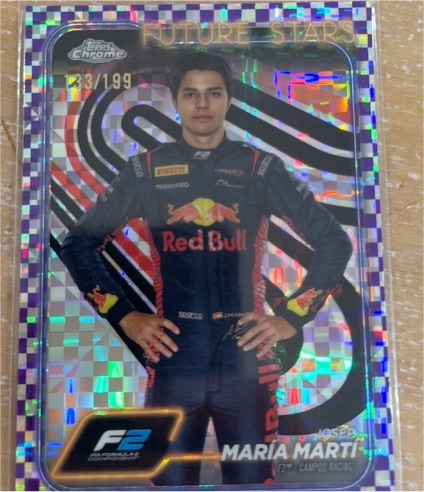 2024 Topps Chrome Formula 1 #42 Josep Maria Marti Future Stars — front