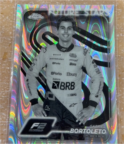 2024 Topps Chrome Formula 1 #28 Gabriel Bortoleto — front